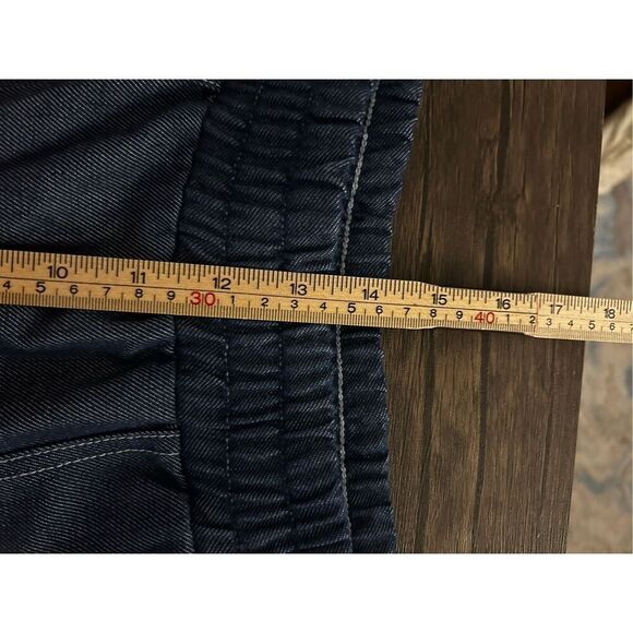 Adriano Goldschmied AG Dark Wash Jeans Elastic Waist Size S Classic Elevated - Picture 9 of 10